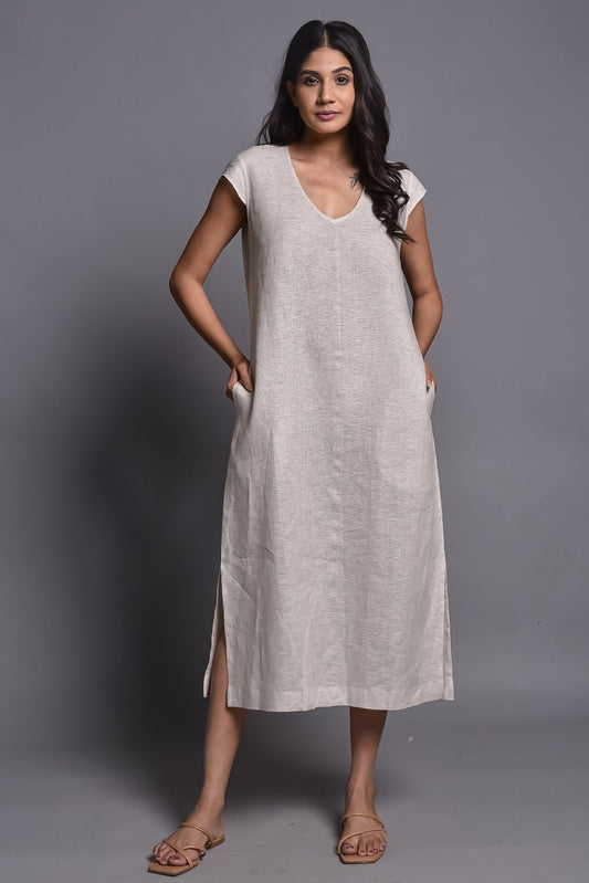 Linen Dress, Cocktail Dress, Linen Dress for Women, Linen Maxi Dress, Cap Sleeves, Summer Dress Loose, Bridesmaid Gift, Gift for girlfriend